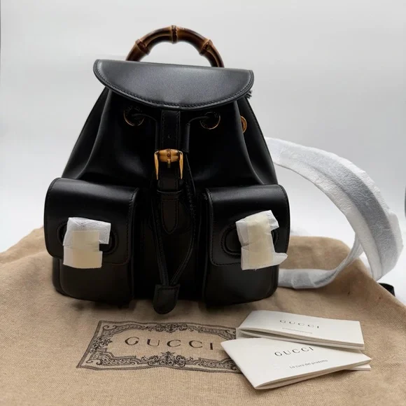 NEW Gucci Bamboo Backpack - Picture 1 of 10